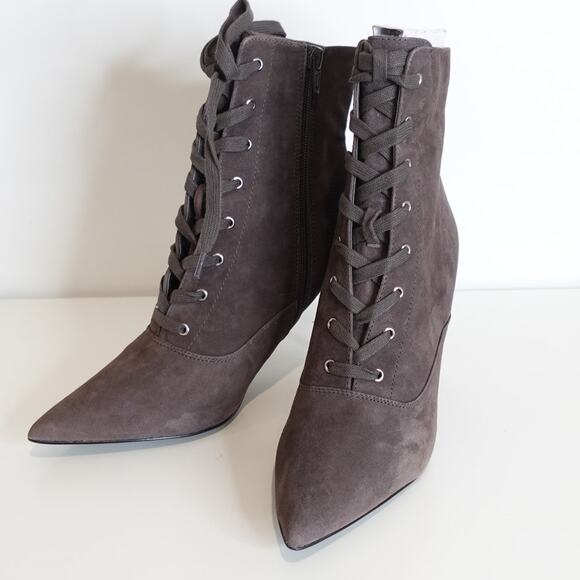 Steve Madden Shoes - Steve Madden Jinx Mocha Suede/ Stiletto Heel /ANKLE Booties